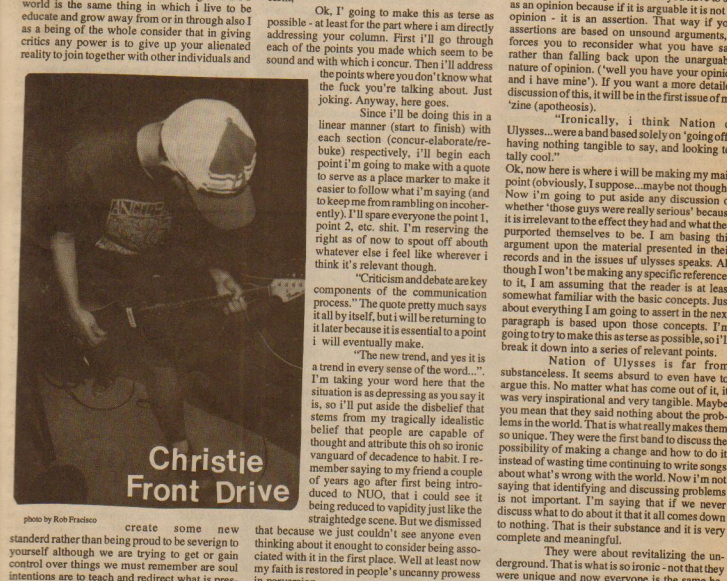 christie front drive